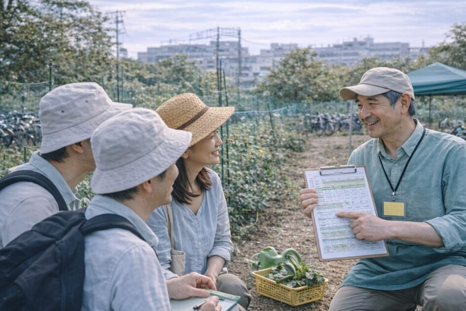 シェア畑見学やオンライン説明会で確認しておきたいポイント|「続くかどうか」を当日で見抜く