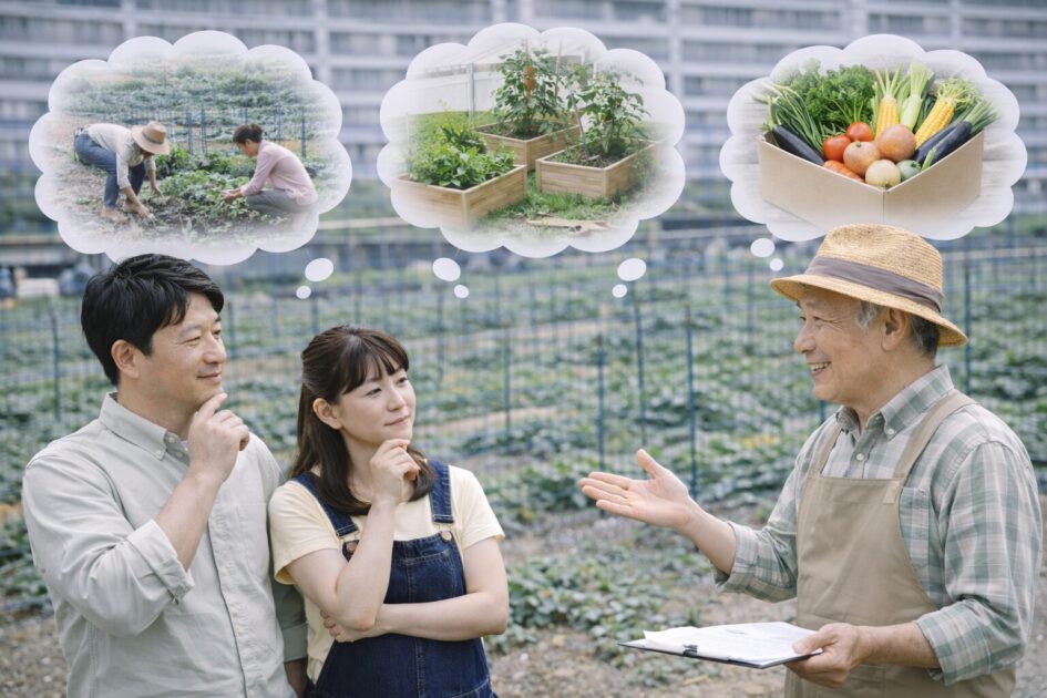 シェア畑が合わない時の選択肢｜市民農園・家庭菜園・野菜宅配