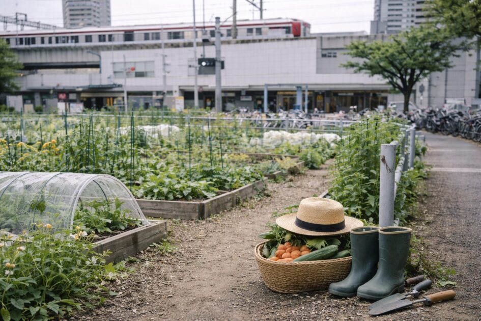 シェア畑長居公園ってどんな畑？｜「都心で寄り道しやすい」特徴