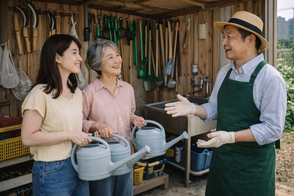 シェア畑足立青井の設備とサービス内容｜手ぶらで通える理由