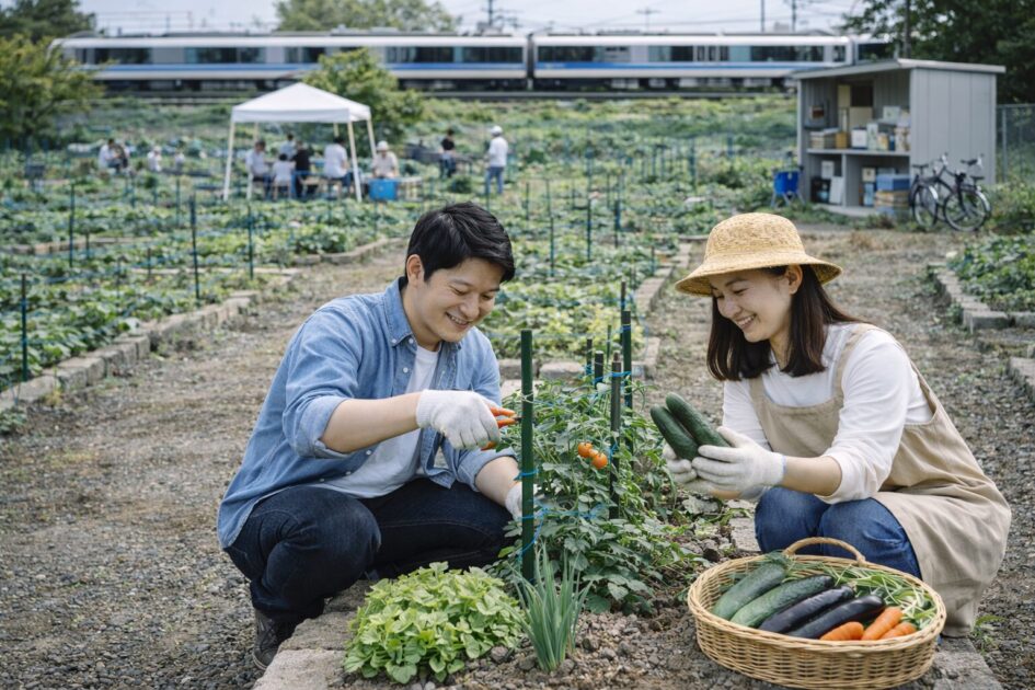 シェア畑甲東園の料金と区画サイズ|「2ウネ」でどれくらい育つ?