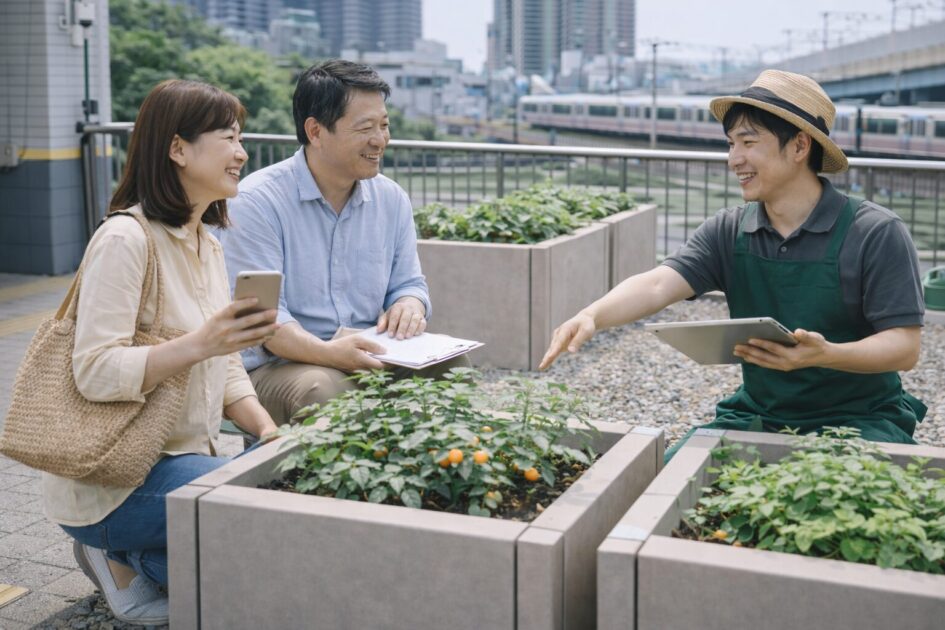 シェア畑garden北千住は「通い方×2コンテナ×相談先」で決める