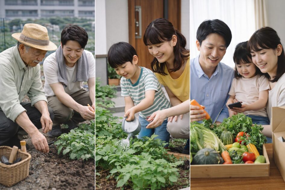 シェア畑以外の選択肢|市民農園・家庭菜園・野菜宅配を目的別に