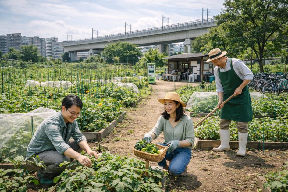 シェア畑足立青井ってどんな畑？｜雰囲気と特徴