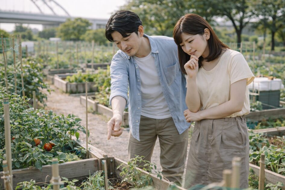 シェア畑武庫大橋は「実移動→見学→区画」で決める