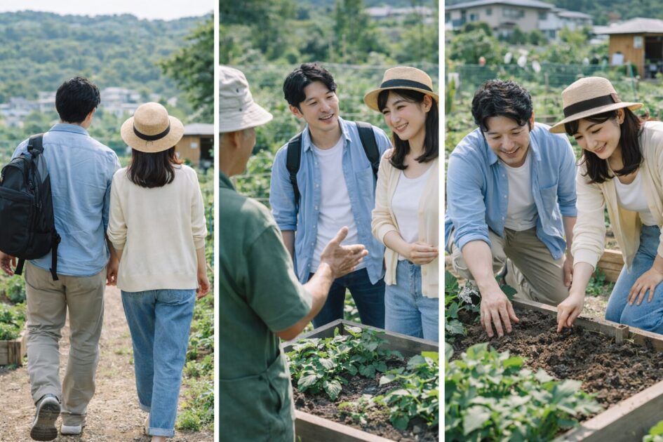 シェア畑新百合ヶ丘は「実移動→見学→区画」で決める