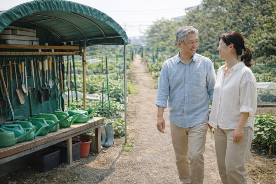 シェア畑下北沢の設備とサポート｜手ぶらで回る理由