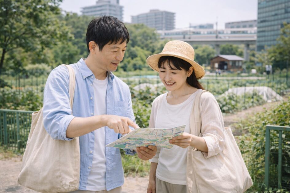 吹田で通えるシェア畑は3園｜千里山・岸部・江坂駅前の位置づけ