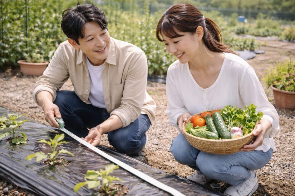 料金と区画サイズ｜月額と1年目総額の見方（2ウネ／4ウネ）