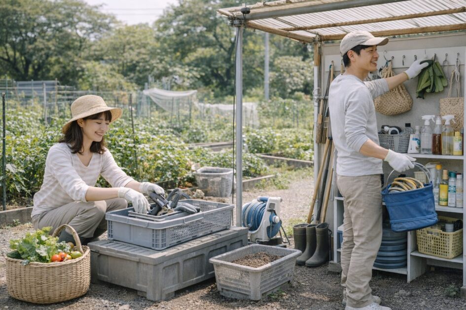 設備とサポート内容｜「片付けが短い畑」は続きやすい