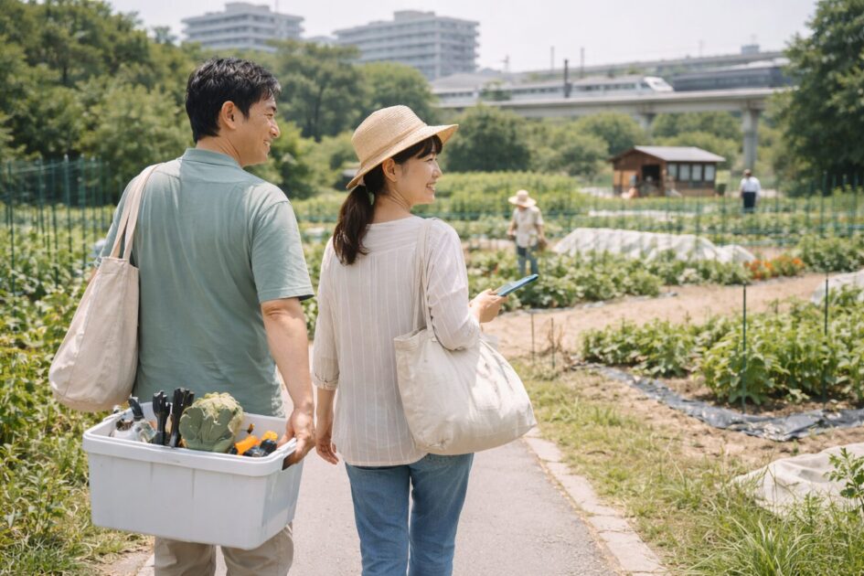 南流山周辺のシェア畑は「実移動×60分運用」で選ぶ