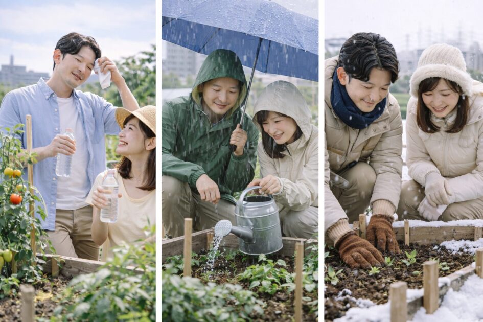 季節別｜夏・梅雨・冬で「やる日」が変わる