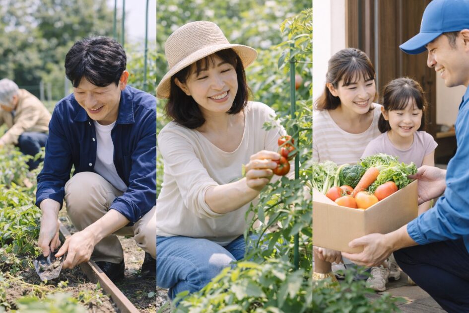 シェア畑が合わない時の選択肢｜区民農園・家庭菜園・野菜宅配