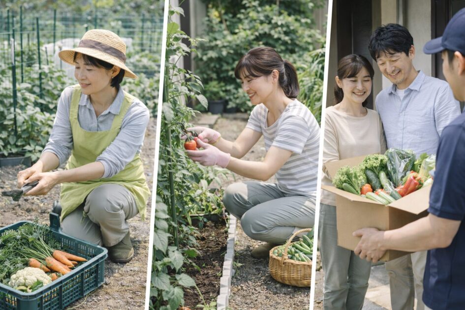 シェア畑が合わない時の選択肢｜市民農園・家庭菜園・野菜宅配