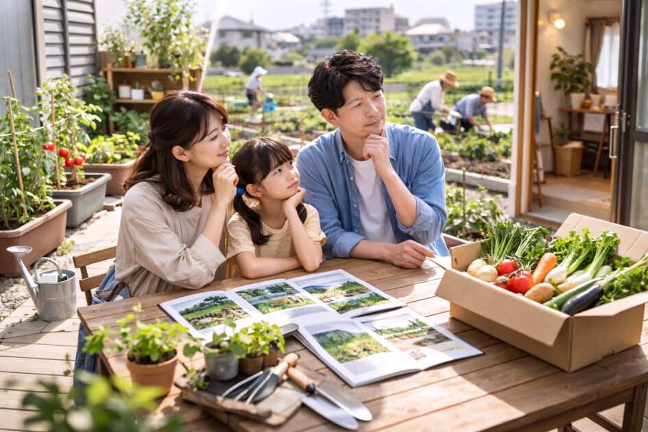 シェア畑江戸川区が合わない時の選択肢|家庭菜園・区民農園・野菜宅配