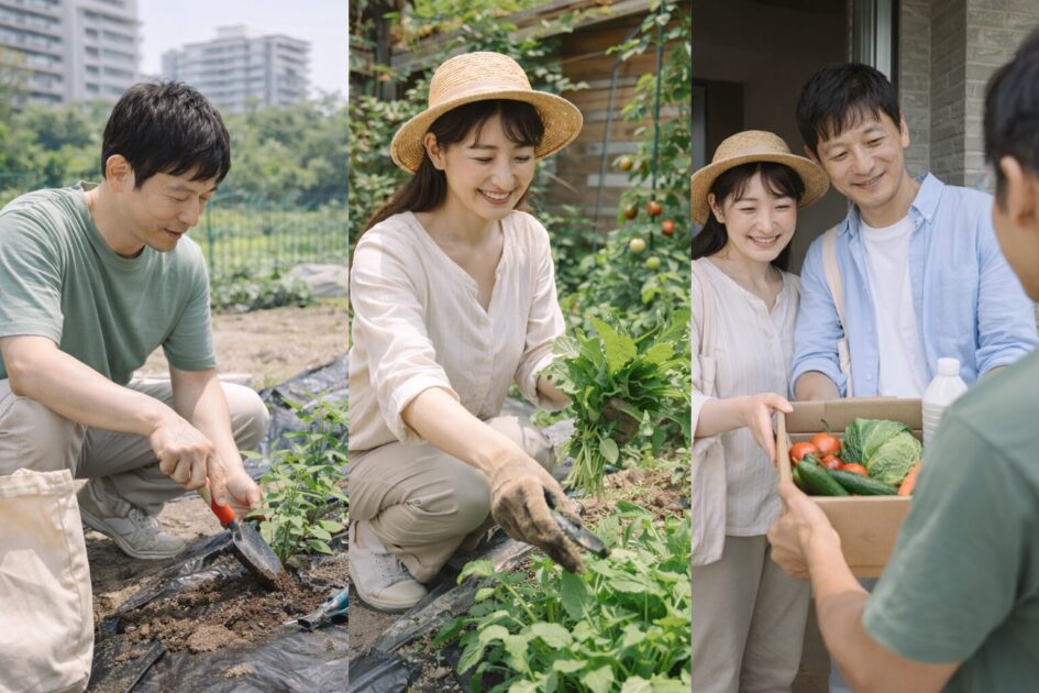 シェア畑が合わない時の選択肢｜市民農園・家庭菜園・野菜宅配