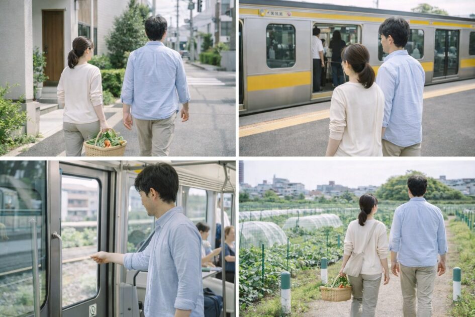 アクセス｜自宅↔畑の実移動で「続くルート」を作る（千葉中央基準）