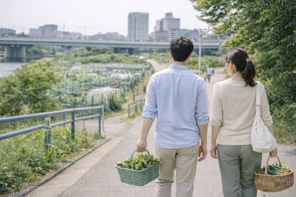 アクセス｜自宅↔畑の実移動で「続くルート」を作る（二子玉川基準）