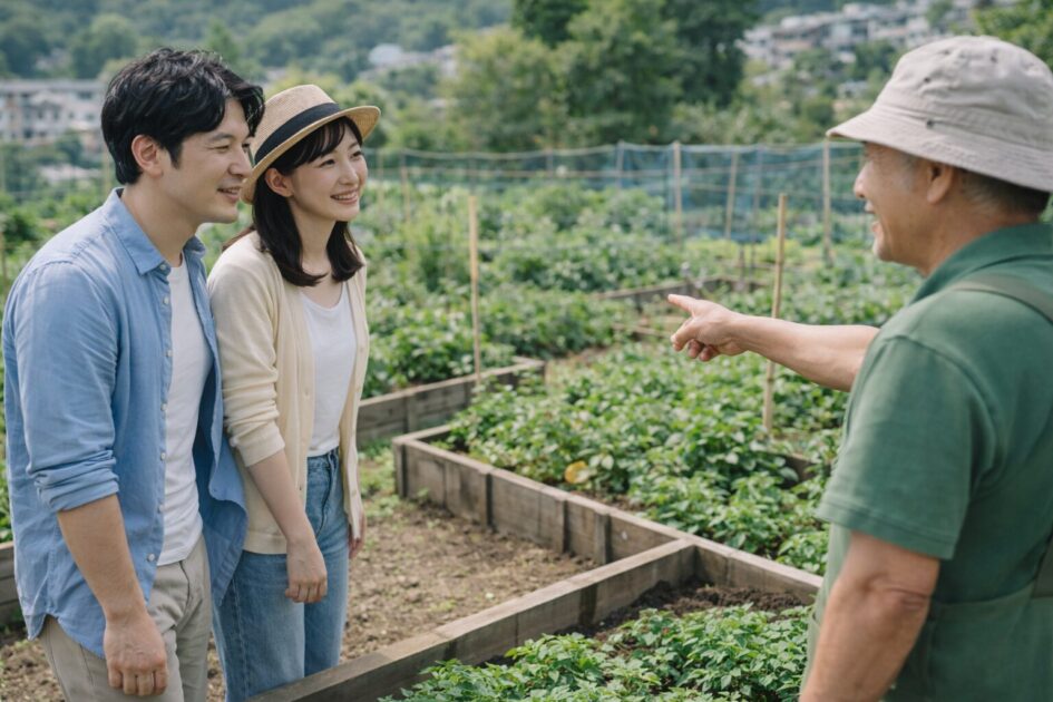 シェア畑新百合ヶ丘は「実移動→見学」で決める