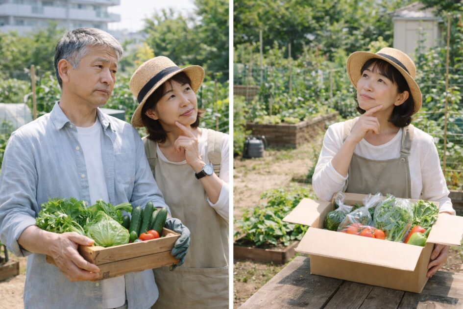 シェア畑が合わない時の選択肢｜市民農園・家庭菜園・野菜宅配