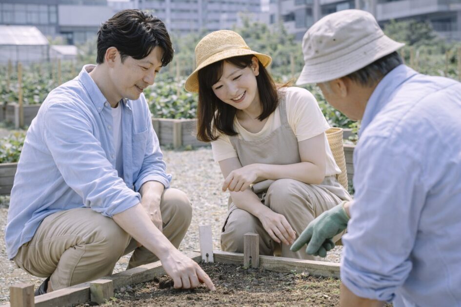 シェア畑江坂は「実移動→見学→区画」で決める