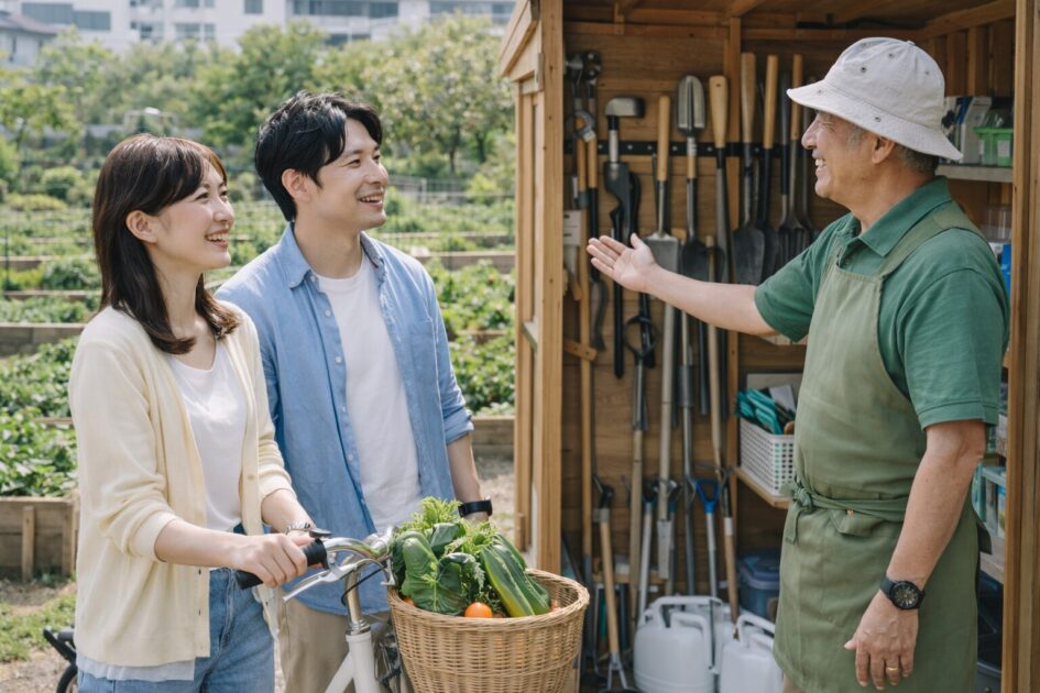 シェア畑の設備とサポート内容｜手ぶらで続ける仕組み