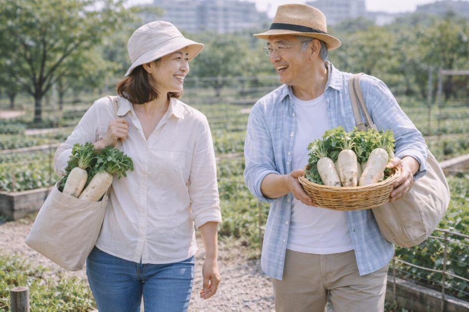 大根収穫と持ち帰り|「食べ切れる量」で続く