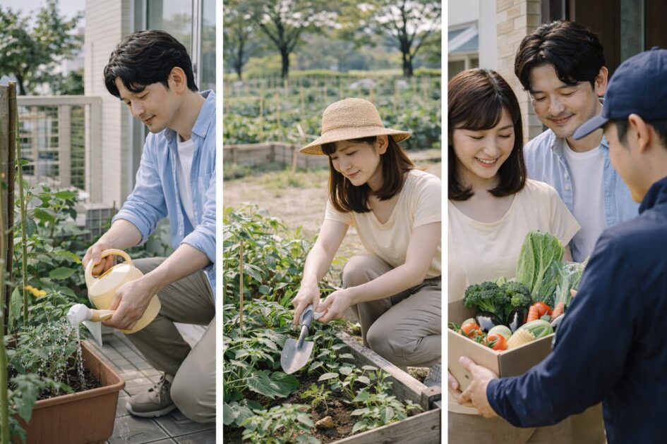 シェア畑武庫川が合わない時の選択肢｜家庭菜園・市民農園・野菜宅配