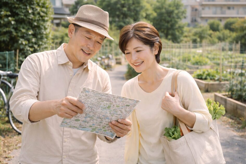 シェア畑座間は「近隣候補×実移動」で決める