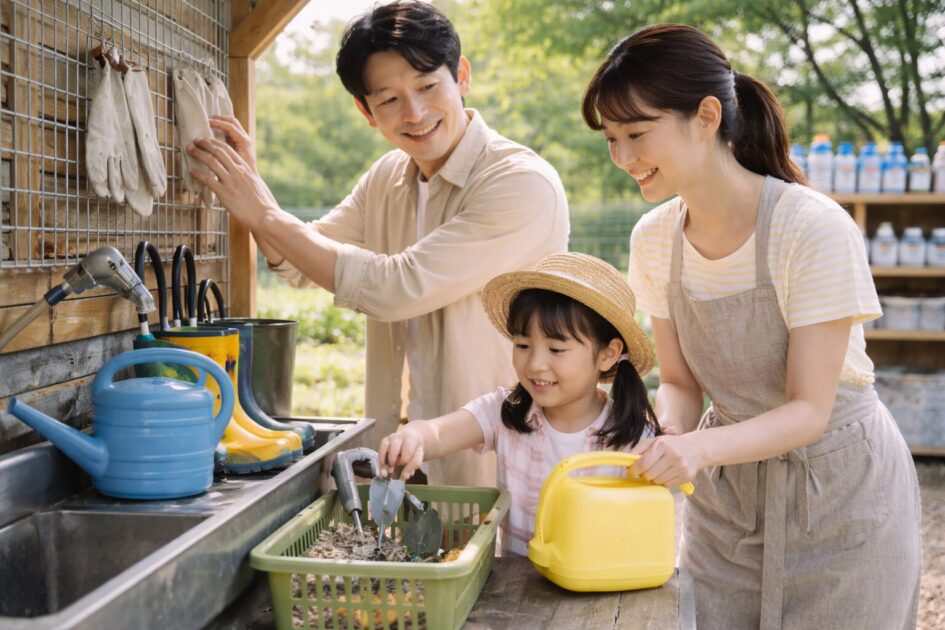 設備とサポート内容｜「片付けが短い畑」は続きやすい