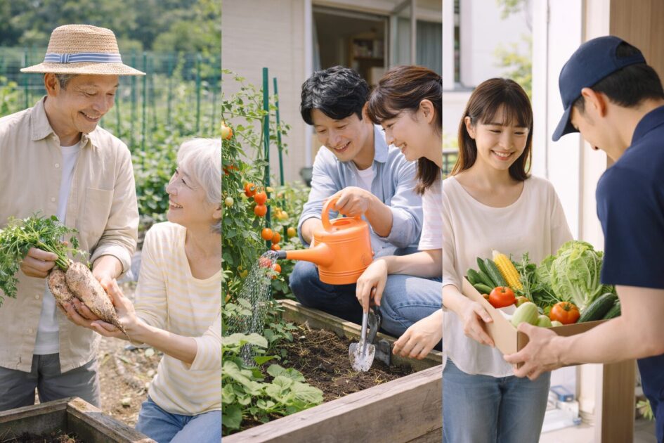 シェア畑が合わない時の選択肢｜市民農園・家庭菜園・野菜宅配