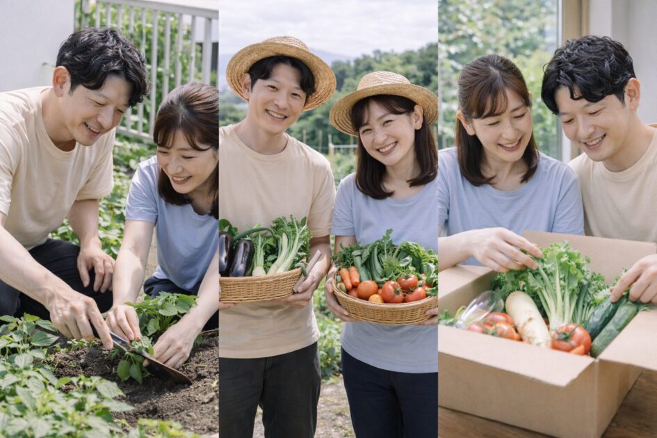 シェア畑油山が合わない時の選択肢|家庭菜園・市民農園・野菜宅配