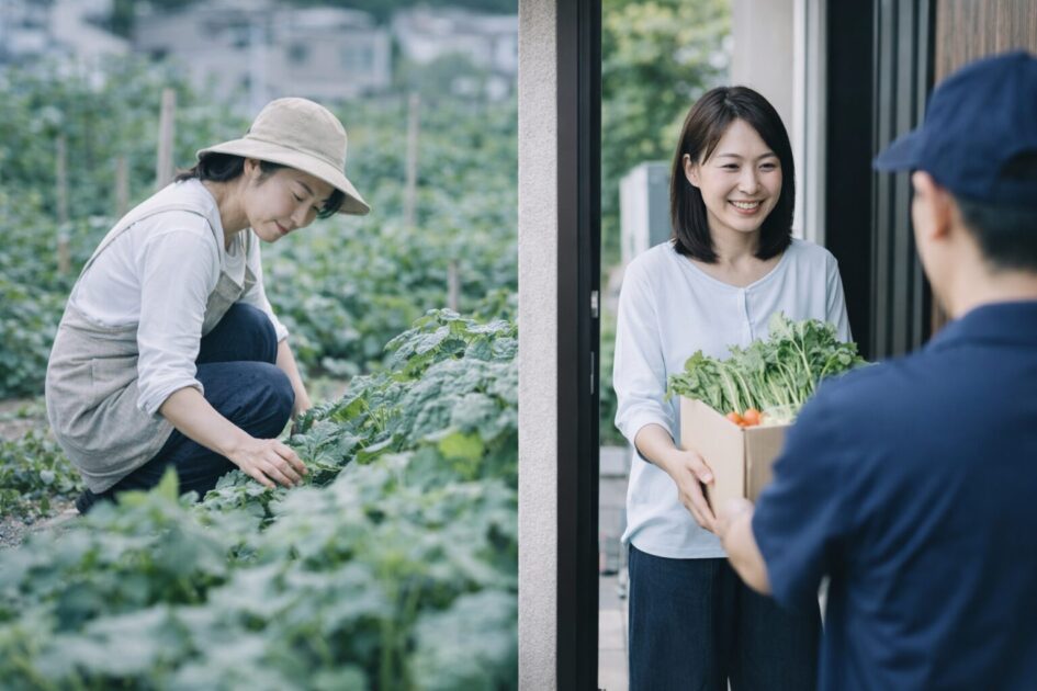 忙しい週の逃げ道｜畑と宅配を分けて考える