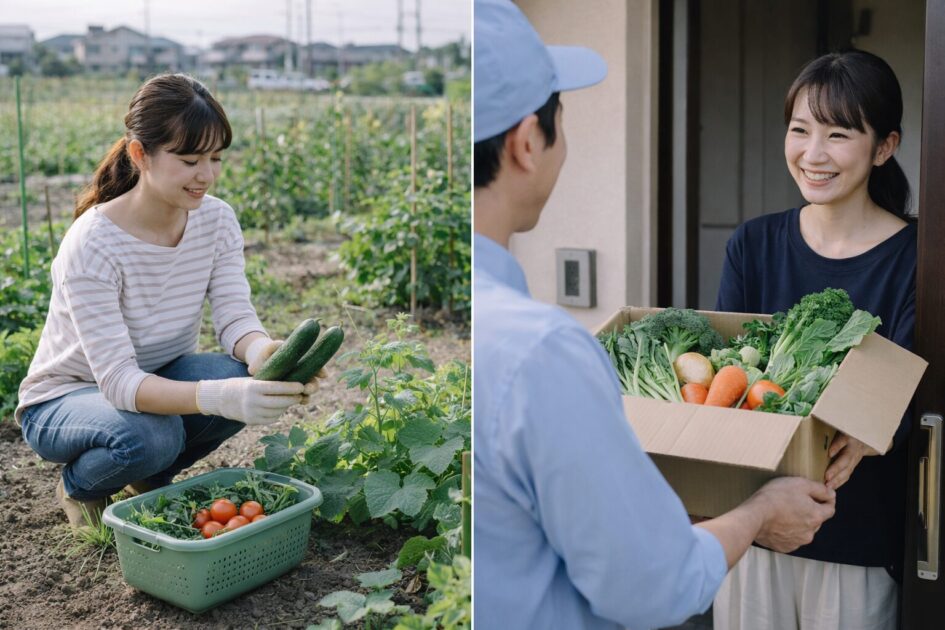 忙しい週の逃げ道|畑と宅配を分けて考える