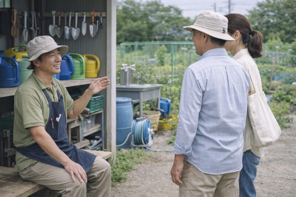 シェア畑蕨イーストファームの設備とサポート