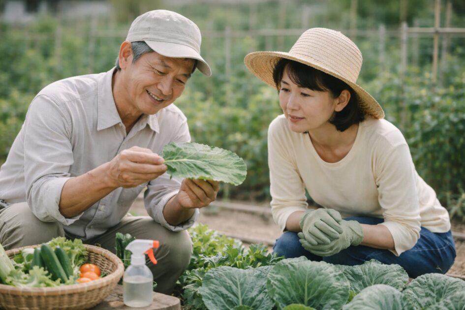 シェア畑の無農薬はどう考える？