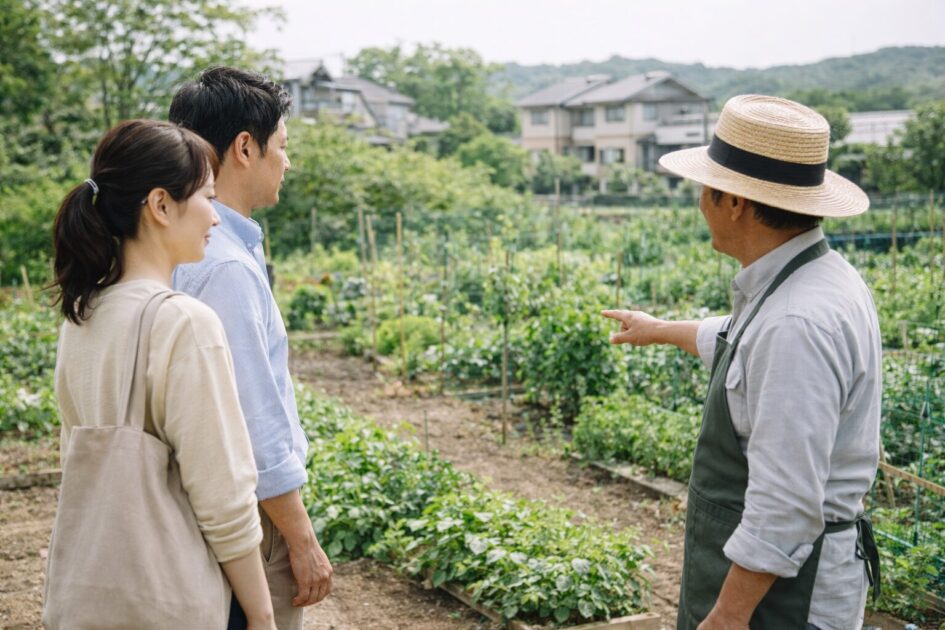 シェア畑箕面桜ヶ丘は「実移動→見学」で決める