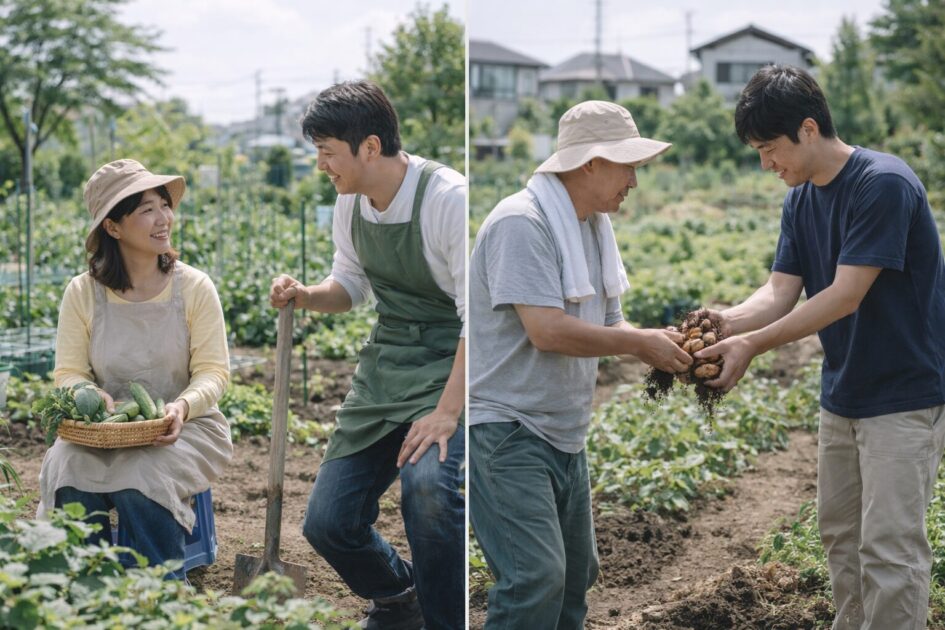 近隣シェア畑が向く人・市民農園が向く人