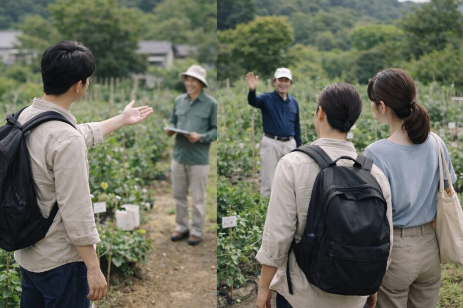 シェア畑箕面は「2園比較→実移動→見学」で決める