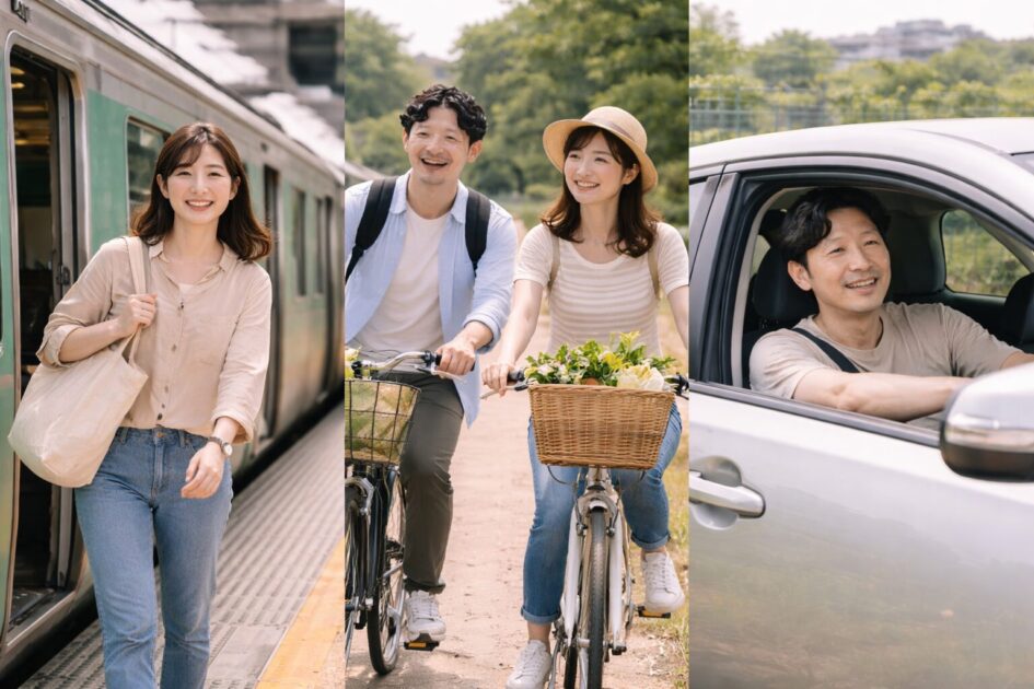 アクセスと通いやすさ|電車・自転車・車で「行けない週を増やさない」設計