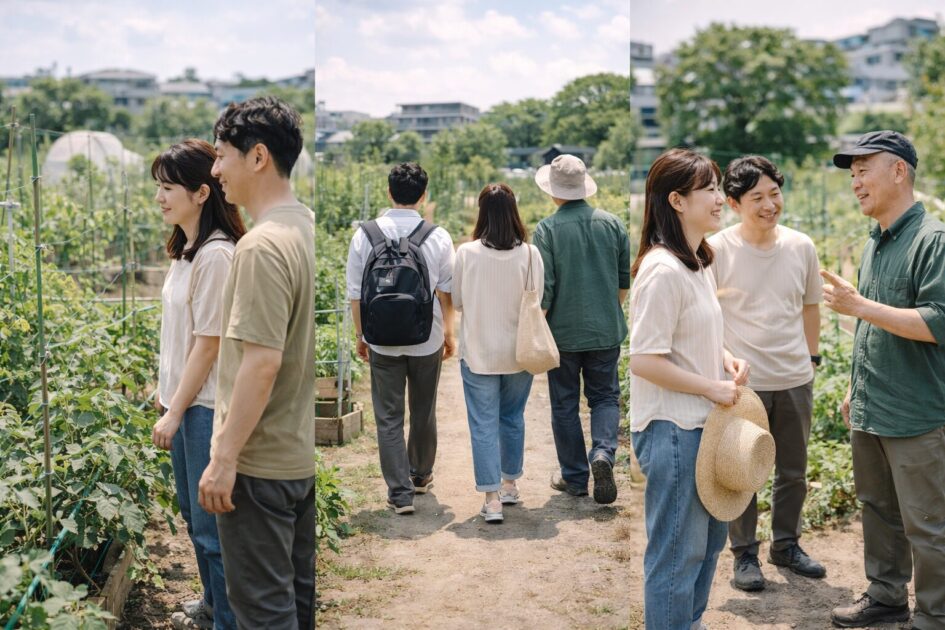 シェア畑立川は「gardenの相性→実移動→見学」で決める