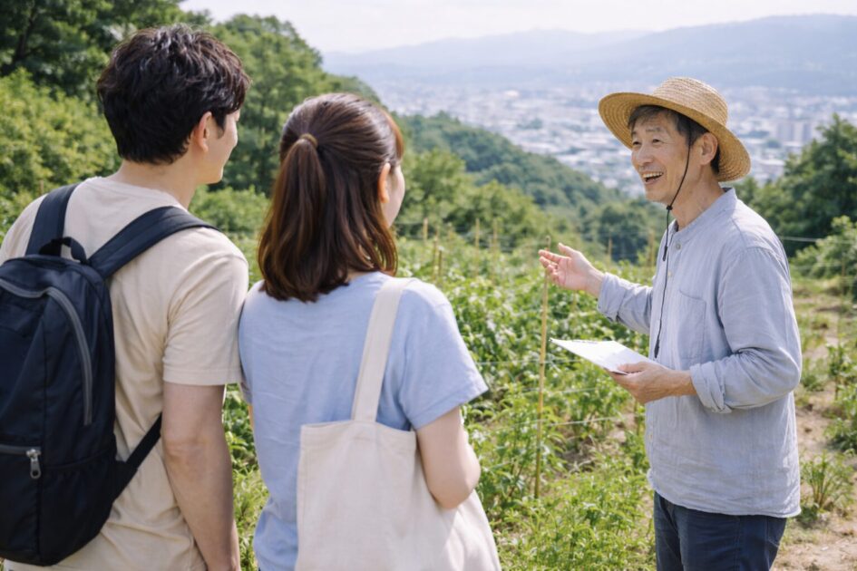 シェア畑油山は「実移動→見学」で決める