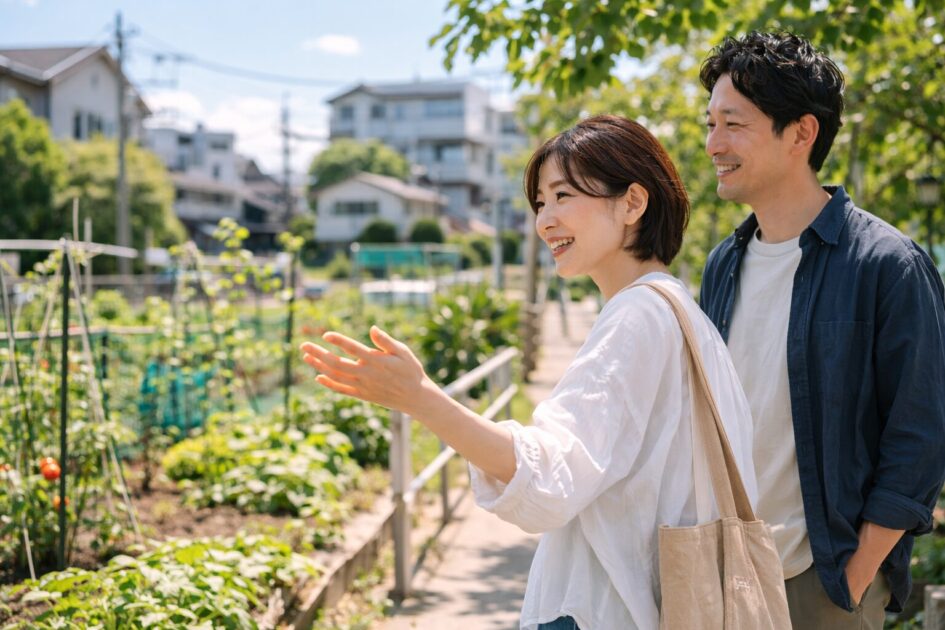 シェア畑深沢は「近隣候補×実移動」で決める