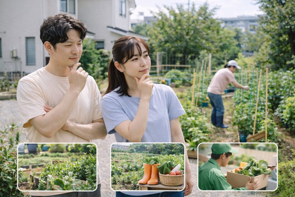 シェア畑浦和中尾が合わない時の選択肢｜家庭菜園・市民農園・野菜宅配