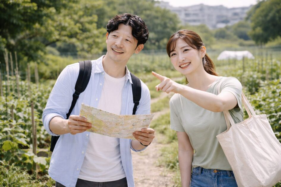 シェア畑相模原は「区内＋近隣候補×実移動」で決める