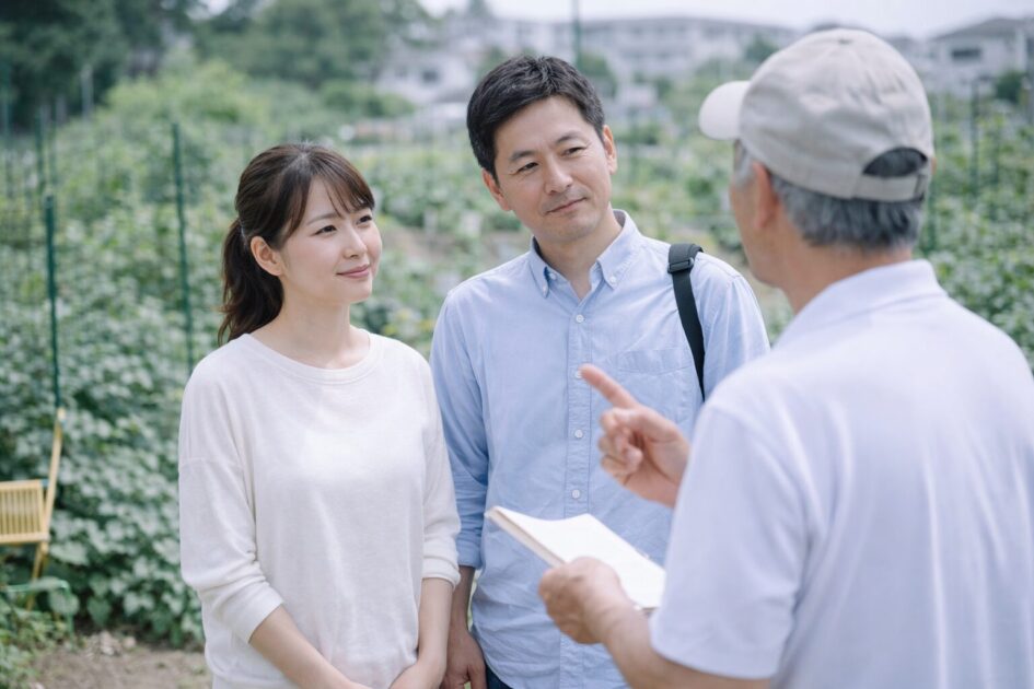 シェア畑の問い合わせは説明会予約が近道