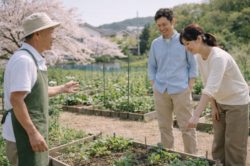 シェア畑箕面桜ヶ丘は「実移動→見学→区画」で決める