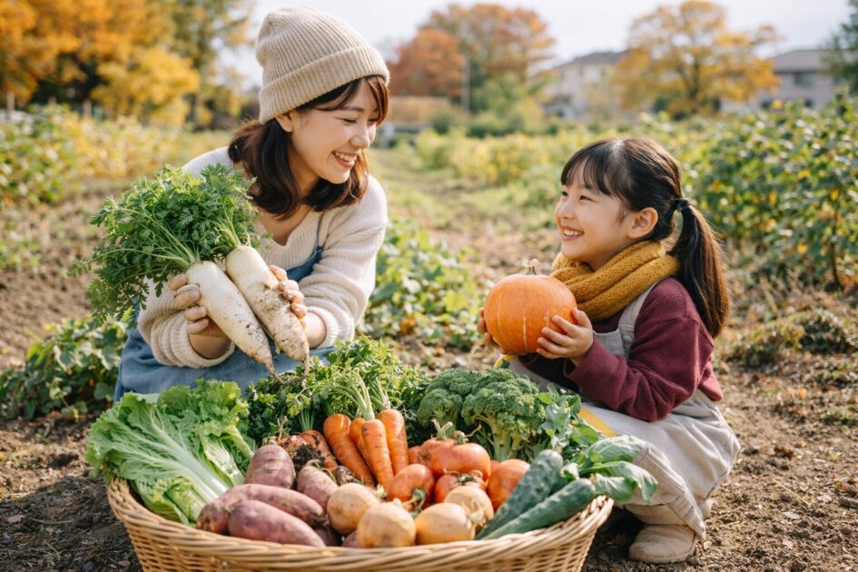 シェア畑で育てられる野菜【季節別】
