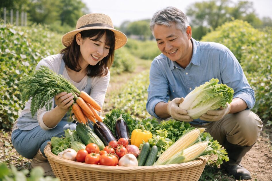 シェア畑で育てられる野菜はどれくらいある？