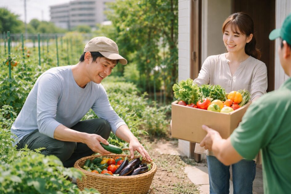 忙しい週の逃げ道|畑と宅配を分けて考える
